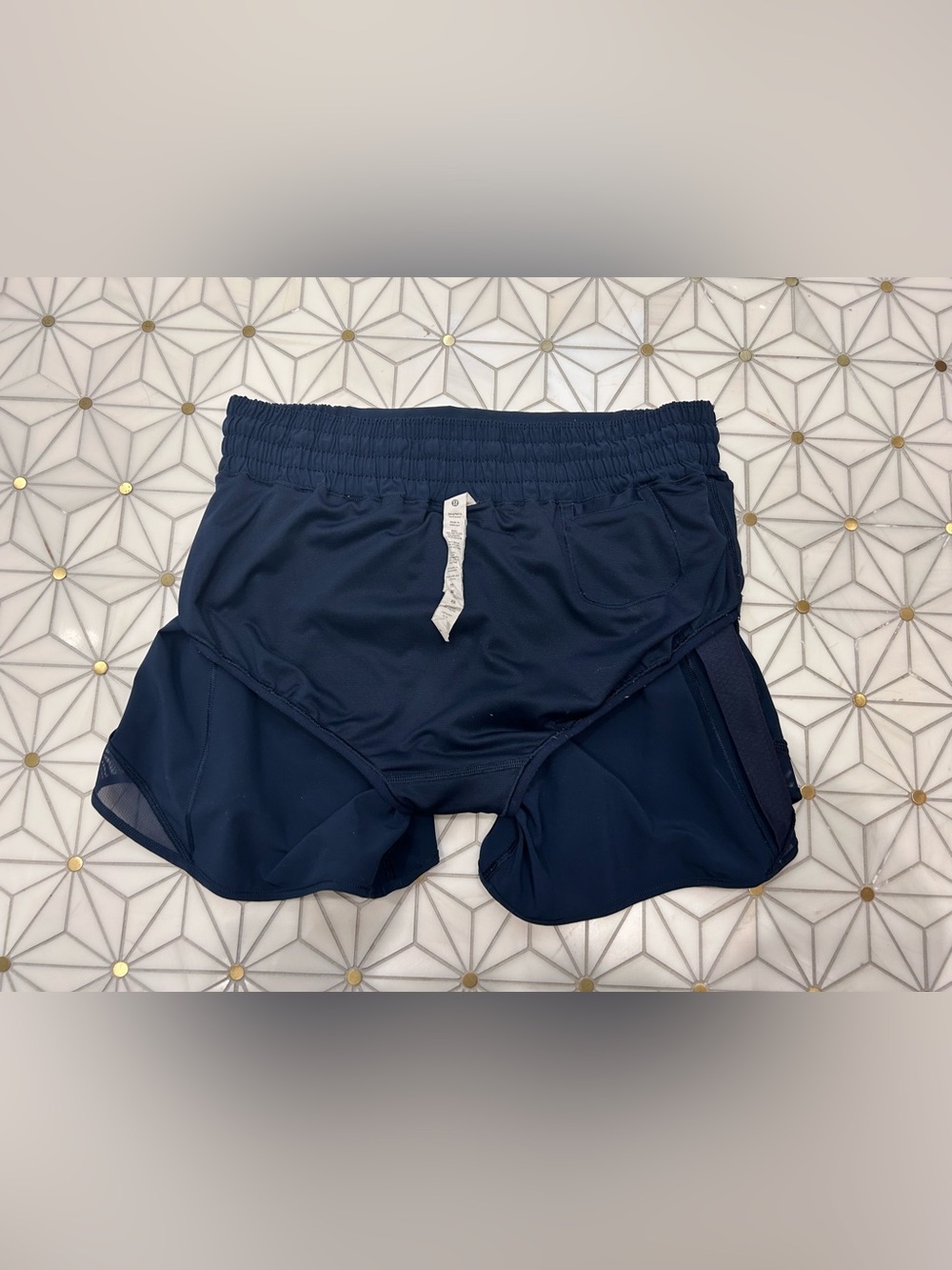Lululemon Navy Running Shorts - Picture 6 of 9
